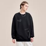 Свитшот унисекс Doraemon, черный (усовершенствованный гипсофила) - фото 7