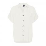 Рубашка с коротким рукавом Vero Moda Bumpy, белый - фото