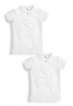 Поло 2 Pack Short Sleeve Next, белый - фото