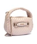 Сумка женская Guess Френси кросс-боди с плетением, розовый - фото 4