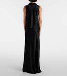 Бархатная сатиновая майка Leset, Black - фото 3