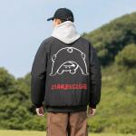 Пуховик Unisex Baseball Collar Thickened ZIAREL, хаки - фото 5