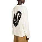 Футболка с принтом в виде сердца Acne Studios, белый - фото 6