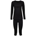 Комплект базового слоя Lenz Merino Long Sleeve, черный - фото