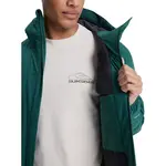 Куртка Quiksilver Overcast 3K Insulated, зеленый - фото 5
