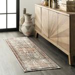 Ковер Charvi с потертым медальоном Nuloom, бежевый, 244x305 см - фото 10