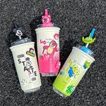 Термостакан Disney, Strawberry Bear (Free Cup Brush + Straw Brush + Random 3D Sticker*8) - фото 8