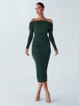 Миди платье BWLDR Piedra, Emerald - фото