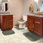 Коврик-гирлянда Prestige, набор для ванной из 4 предметов Garland Rug, черный - фото 2