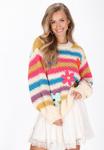 Джемпер IZIA SWEATER, Offwhite Multicolor/Off-White - фото
