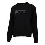 Свитер all star sweater 'black' Converse, черный - фото