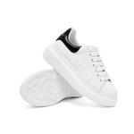 Кроссовки PT'SON Skateboarding Shoes Women's Low-top, белый/черный - фото 3
