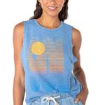 Женская майка SOL HLMT ROXY, Blue Multi - фото 5