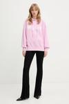 Хлопковая толстовка MSGM, розовый - фото 2