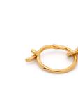 Серьги-кольца с кварцем Missoma, золотой - фото 3
