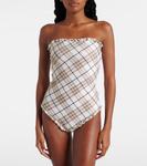 Чековый купальник Burberry, Cotton IP Check - фото 2