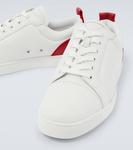 Кожаные кроссовки Fun Louis Junior Christian Louboutin, White/Loubi - фото 3
