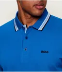 Поло Пэдди regular fit Boss Green, синий - фото 4