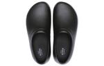 Кроссовки Crocs On The Clock Work Slip On 'Black' - фото 5