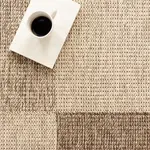 Современный клетчатый джутовый ковер Eldora Nuloom, 244x305 см - фото 6