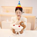 Плюшевая кукла Bear Cake высотой 27 см LEWAHON - фото 4