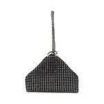 Треугольный клатч Pinko, черный - фото