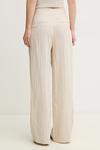 Брюки с добавлением льна Hoss Intropia, бежевый - фото 3