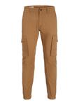 Узкие брюки-карго JACK & JONES JJIPaul JJFlake, коричневый - фото