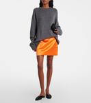 Мини-юбка из шелкового атласа Lisa Yang, Sunset - фото 2