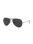 Солнцезащитные очки Aviator Metal II Ray-Ban, серый - фото 2