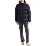 PRADA Утепленная худи на молнии, Blue - фото 2