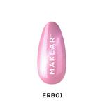 Makear Cat Eye Rubber Base 8 мл - Rubber Base ERB01 Babe - фото