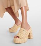 Мюли skyla на платформе Stella Mccartney, бежевый - фото 4