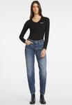 Футболка с длинным рукавом SLIM AMERICAN TRADITION Guess Jeans, черный - фото 4