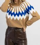 Это свитер Starburst бежевого цвета CEZELE - фото 2