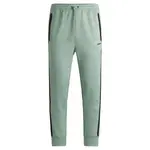 Свитер BOSS Hover Striped C 10270076 01, зеленый - фото