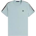 Футболка с контрастной отделкой FRED PERRY, синий - фото