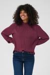 Блуза Kaffe, бордовый - фото 2