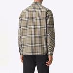 Рубашка мужская зеленая Burberry, зеленый - фото 4