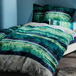 Постельное белье петроль 1x 155x200 см + 1x 80x80 см REDBEST - фото 3