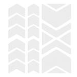 Светоотражатели REFLECTIVE Berlin, белый - фото