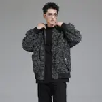 Куртка унисекс черная серая UNKNOWTAL - фото 10