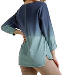 Топ Ombre Raglan в темно-синем цвете umgee - фото 3