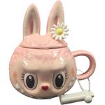 POP MART Кружка керамическая pink 490 мл - фото