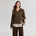 ELLE Свитшот Women's Dark Brown - фото 4