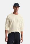 Топ Marc O'Polo DFC LONGSLEEVE REGULAR, White Cotton/White - фото