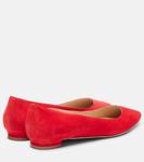 Балетки BB из замши Manolo Blahnik, 6208 Bred - фото 2