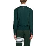 Пуловер на пуговицах THOM BROWNE, зеленый - фото 6