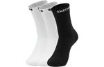 Унисекс носки до середины икры Skechers, 3 пары (белый+белый+черный) - фото