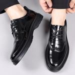 Черные туфли Dress Shoes Men's Black SHUPATE, однослойные - фото 3